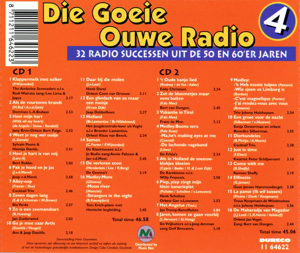 Various : Die Goeie Ouwe Radio 4 (2xCD, Comp)