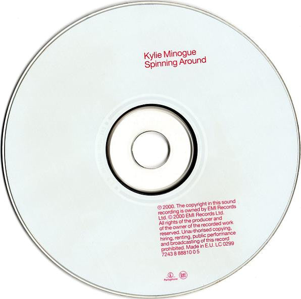Kylie Minogue : Spinning Around (CD, Maxi, Enh)