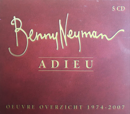 Benny Neyman : Adieu (Oeuvre Overzicht 1974 - 2007) (5xCD, Comp + Box)