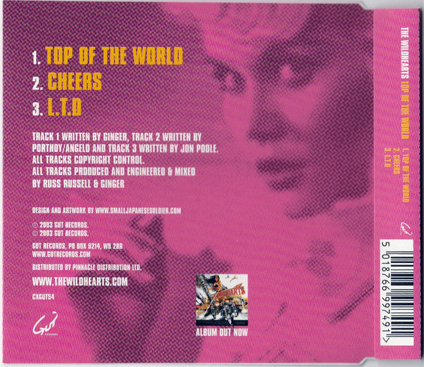 The Wildhearts : Top Of The World (CD, Single, CD3)