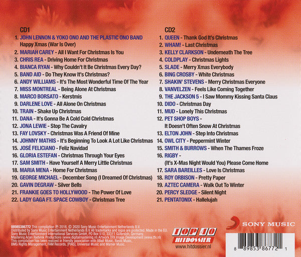 Various : Top 40 Hitdossier Kerst Hits (2xCD, Comp)