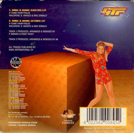 4 Tune Fairytales : Ding A Dong (CD, Single)