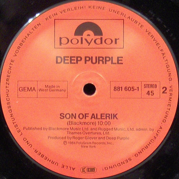 Deep Purple : Perfect Strangers (12", Maxi)