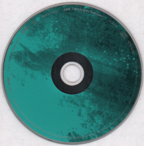 Kane (2) : I Will Keep My Head Down (CD, Maxi)