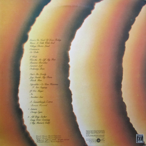 Stevie Wonder : Songs In The Key Of Life (2xLP, Album, Aut + 7", EP)