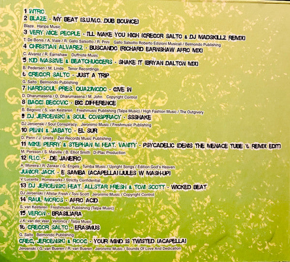 DJ Jeroenski : Latin House Sessions (CD, Comp)