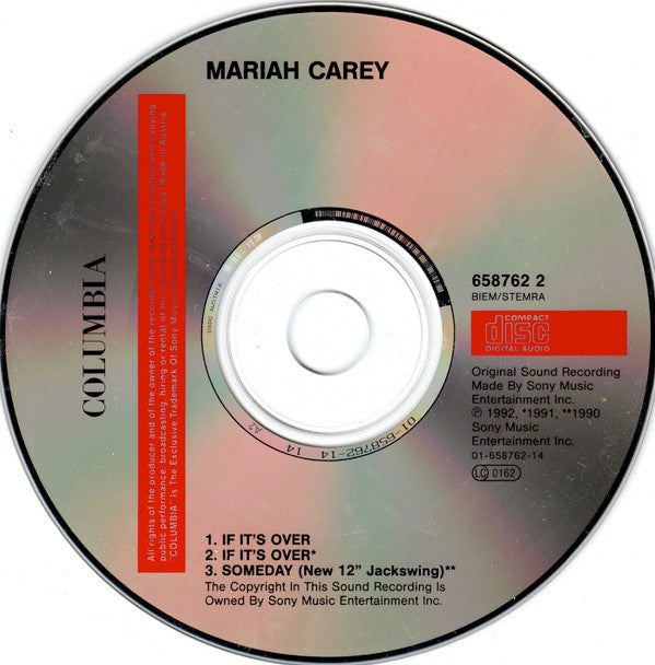 Mariah Carey : If It's Over (MTV Unplugged) (CD, Maxi)
