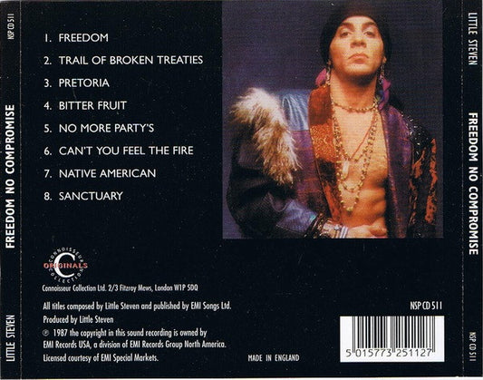 Little Steven : Freedom No Compromise (CD, Album, RE)