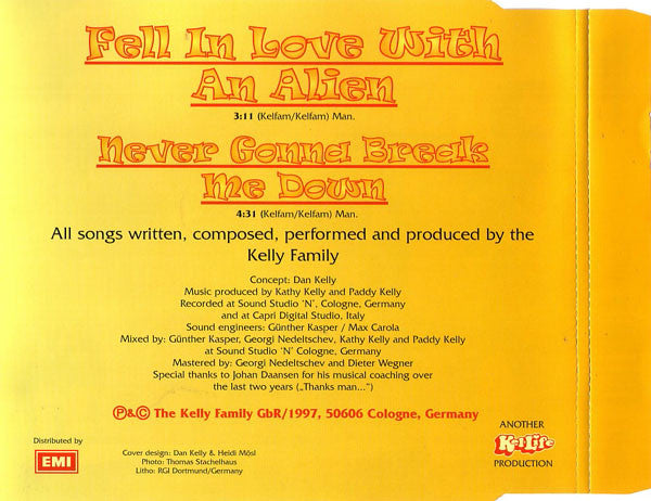 The Kelly Family : Fell In Love With An Alien (CD, Single)