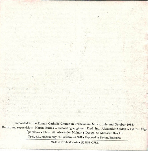 Benjamin Britten, Leoš Janáček, Eugen Suchoň / Slovak Chamber Orchestra, Bohdan Warchal : Simple Symphony - Suite - Serenade (CD)