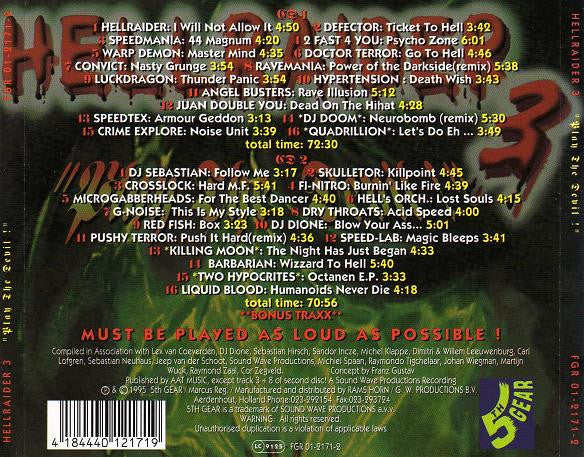Various : Hellraider 3 (Play The Devil!) (2xCD, Comp)