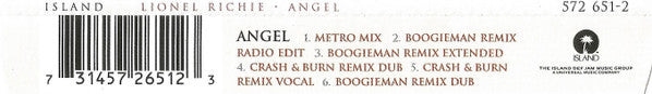 Lionel Richie : Angel (CD, Maxi)