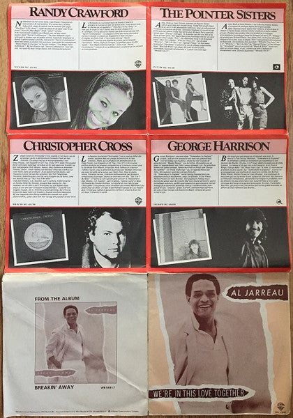 Al Jarreau : We're In This Love Together (7", Single, Mono, Pos)