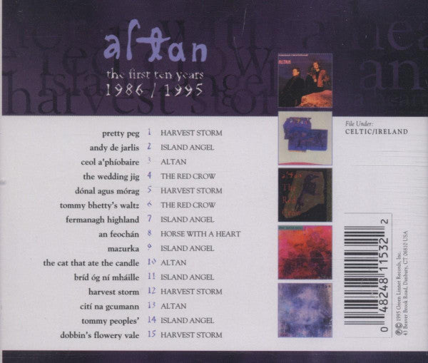 Altan : The First Ten Years 1986 / 1995 (CD, Comp, DIS)