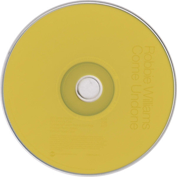 Robbie Williams : Come Undone (CD, Single, Enh)