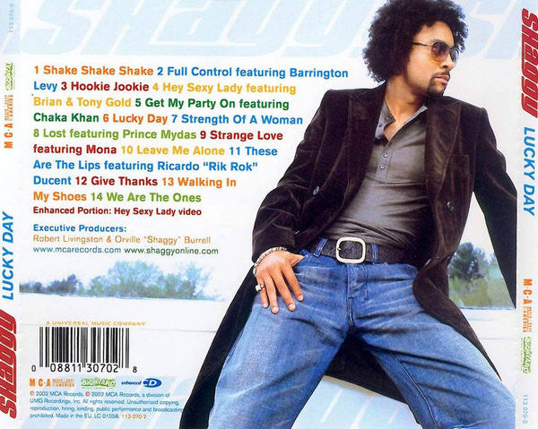 Shaggy : Lucky Day (CD, Album, Enh)