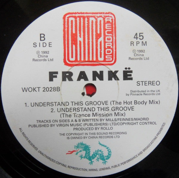Frankë Pharoah : Understand This Groove (12")