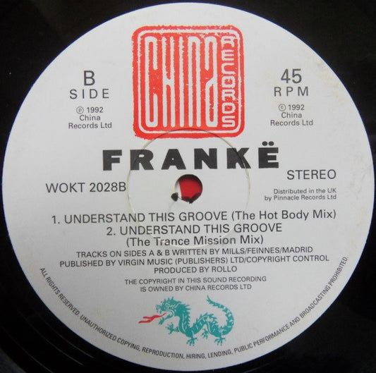 Frankë Pharoah : Understand This Groove (12")