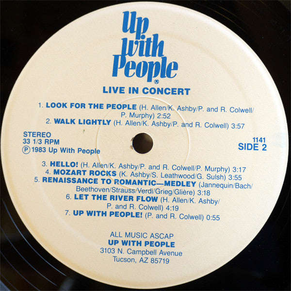Up With People : Live In Concert (LP)