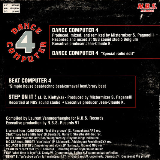 Various : Dance Computer 4 (CD, Maxi)