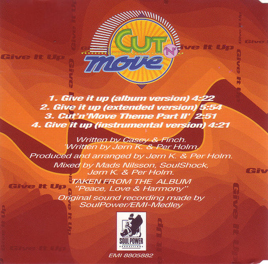 Cut 'N' Move : Give It Up (CD, Maxi)