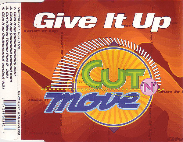 Cut 'N' Move : Give It Up (CD, Maxi)