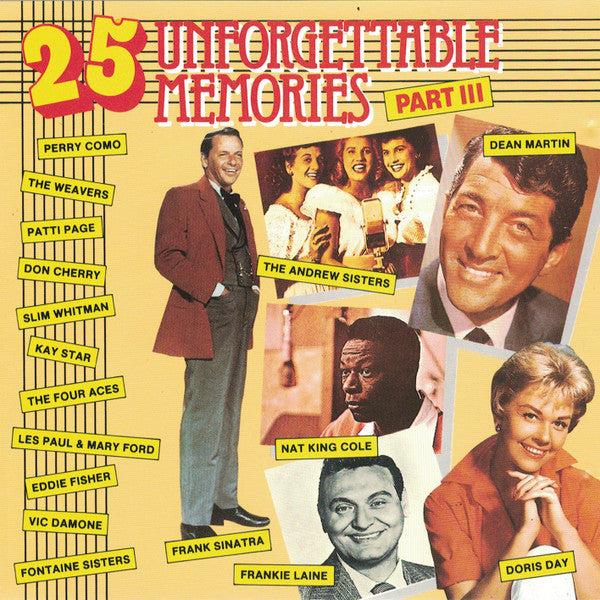 Various : 25 Unforgettable Memories Part III (CD, Comp)