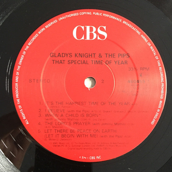 Gladys Knight And The Pips : That Special Time Of Year (LP, Album, RE)