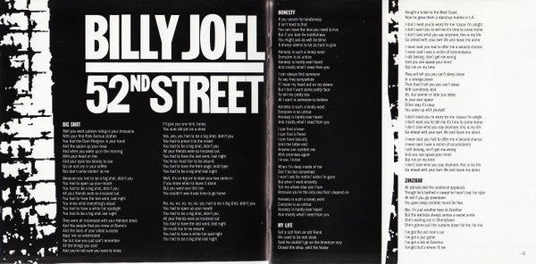 Billy Joel : 52nd Street (CD, Album, Enh, RE, RM)