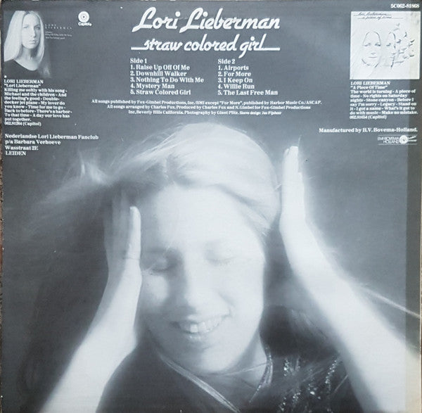 Lori Lieberman : Straw Colored Girl (LP, Album)