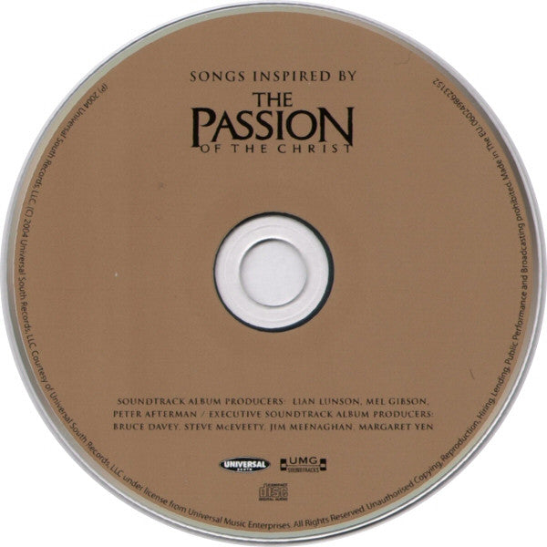 Various : Songs Inspired By The Passion Of The Christ (CD, Comp)