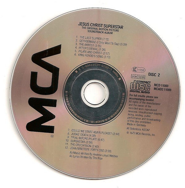 Various : Jesus Christ Superstar (The Original Motion Picture Sound Track Album) (2xCD, Album, RE)