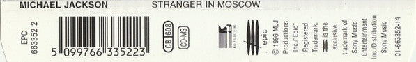 Michael Jackson : Stranger In Moscow (CD, Maxi, CD1)