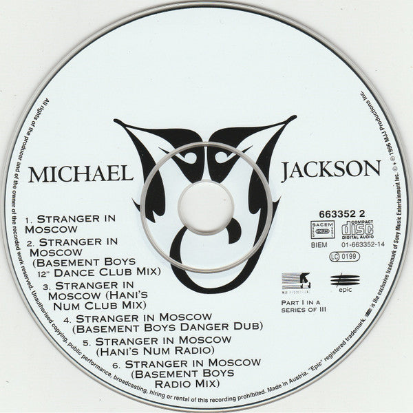 Michael Jackson : Stranger In Moscow (CD, Maxi, CD1)