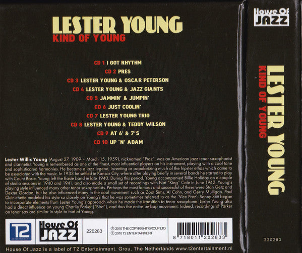 Lester Young : Kind Of Young (10xCD, Comp)