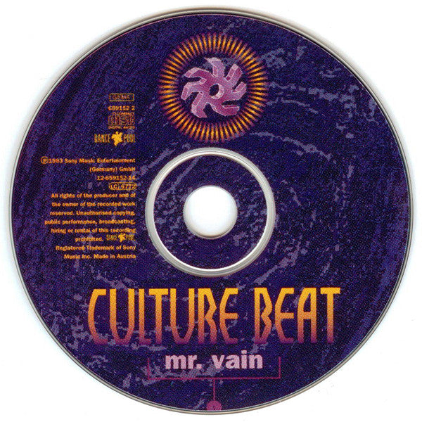 Culture Beat : Mr. Vain (CD, Maxi)