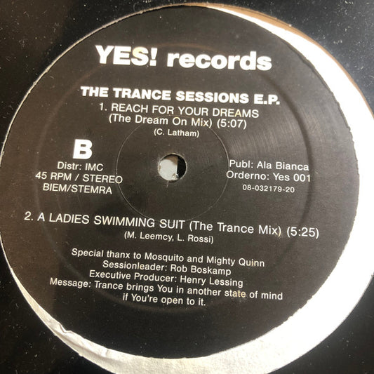Various : The Trance Sessions E.P. (12", EP)