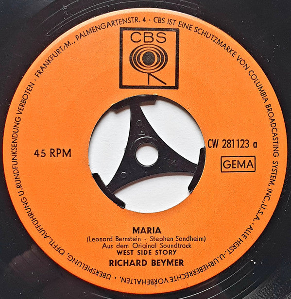 Richard Beymer : Maria (7", Single)