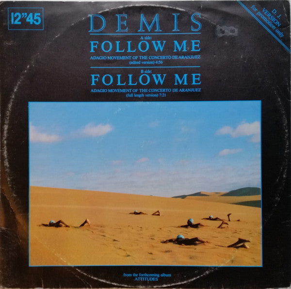 Demis Roussos : Follow Me (Adagio Movement Of The Concerto De Aranjuez) (12", Promo)