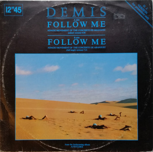 Demis Roussos : Follow Me (Adagio Movement Of The Concerto De Aranjuez) (12", Promo)