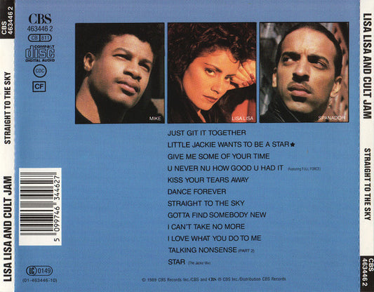 Lisa Lisa & Cult Jam : Straight To The Sky (CD, Album)