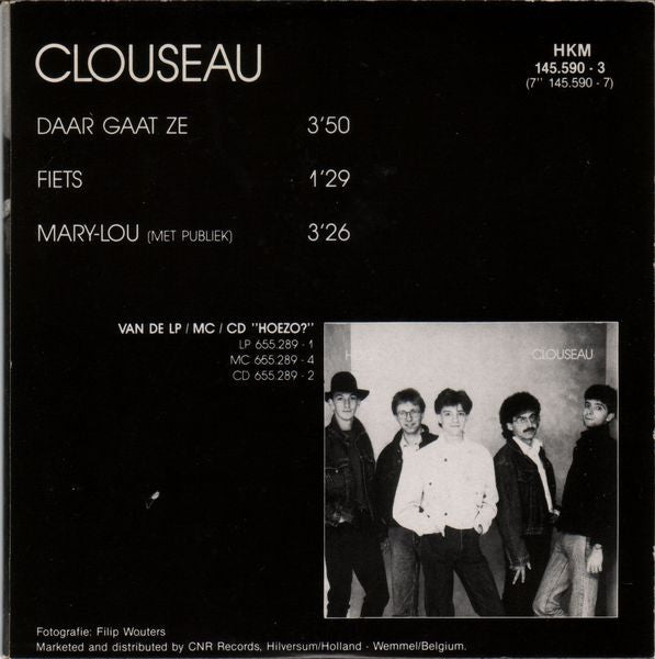Clouseau : Daar Gaat Ze (CD, Single)