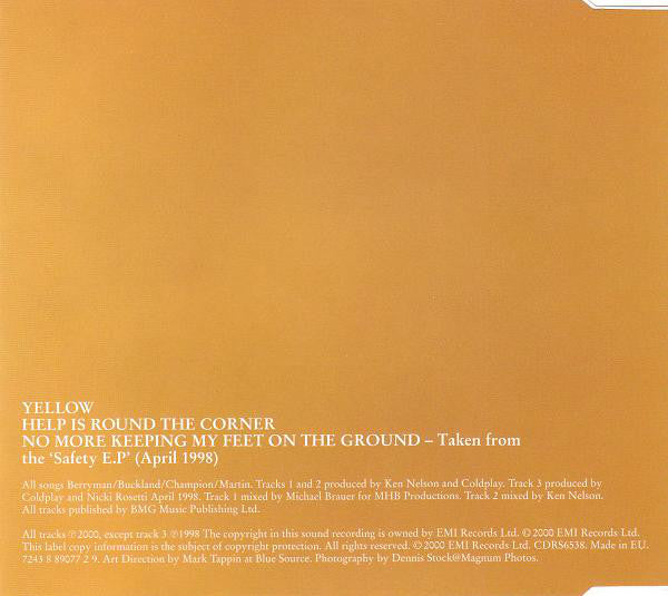 Coldplay : Yellow (CD, Single)