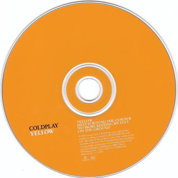 Coldplay : Yellow (CD, Single)