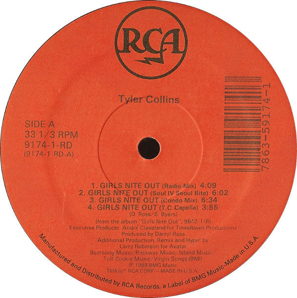 Tyler Collins : Girls Nite Out (12")