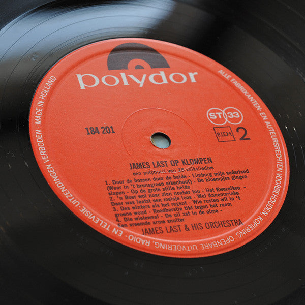 Orchester James Last : James Last Op Klompen (Een Potpourri Van 28 Volksliedjes) (LP)