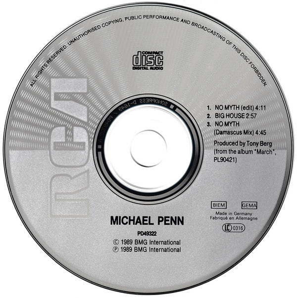 Michael Penn : No Myth (CD, Maxi)