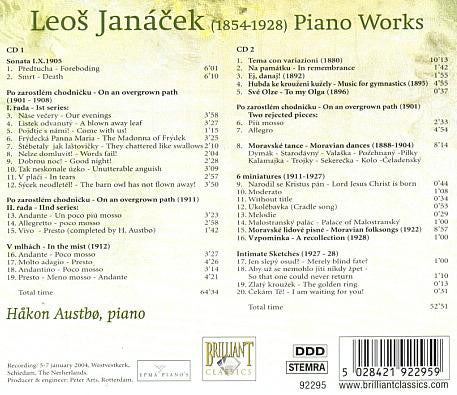 Leoš Janáček - Håkon Austbø : Piano Works (Complete) (2xCD, Album)
