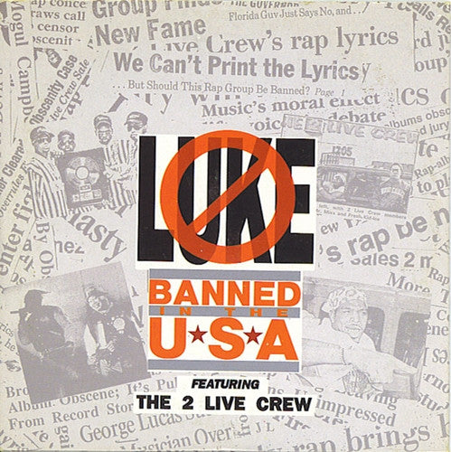 Luke Featuring The 2 Live Crew : Banned In The U.S.A. (CD, Maxi)