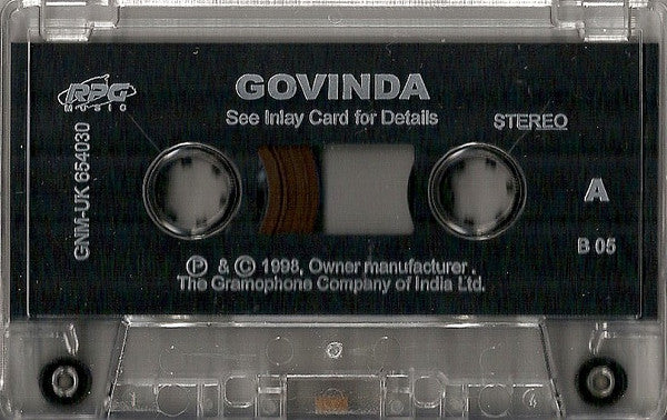 Govinda (5) : Govinda (His First Pop Album) (Cass, Album)